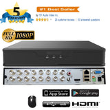 New [UND-16] 16CH Hybrid H.265/H.264 5in1 (TVI, AHD, CVI, Analog CVBS and IP) HD DVR w/ HDMI VGA Output Mobile-APP, 24/7  Motion Real Time Recording