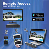 New [UND-04] 4CH Hybrid H.265/H.264 5in1 (TVI, AHD, CVI, Analog CVBS and IP) HD DVR w/ HDMI VGA Output Mobile-APP, 24/7 Motion Real Time Recording