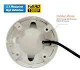 1080P TVI/AHD/CVI/CVBS 3.6mm Fixed Lens SONY STARVIS 2.4 MP Image Sensor IR In/Outdoor (White) - 101AVInc.