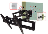 Full Motion Dual Arm LCD LED TV Wall Mount 23" ~ 65" Tilt Swivel Up to 88 lbs - 101AVInc.