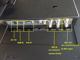 Security Monitor 21.5" 3D comb filter 1080P 1920x1080 HDMI VGA BNC Inputs & loop BNC Output - 101AVInc.