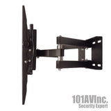 Full Motion Dual Arm LCD LED TV Wall Mount 23" ~ 65" Tilt Swivel Up to 88 lbs - 101AVInc.