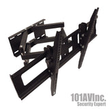 Full Motion Dual Arm LCD LED TV Wall Mount 23" ~ 65" Tilt Swivel Up to 88 lbs - 101AVInc.