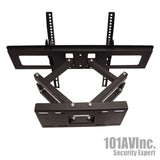 Full Motion Dual Arm LCD LED TV Wall Mount 23" ~ 65" Tilt Swivel Up to 88 lbs - 101AVInc.
