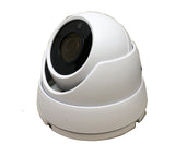 5 Megapixel 4in1 TVI/AHD/CVI/CVBS(960H) 3.6mm Lens Security Surveillance Dome Camera DWDR IR Cut OSD menu for Indoor Outdoor CCTV Home Office (White) - 101AVInc.